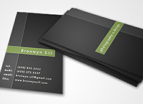 Bronwyn Sill Photography Business Cards