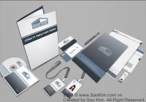 Bộ nhận diện thương hiệu White Steel