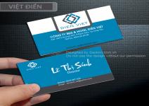 Name card cty bất động sản Điền Việt
