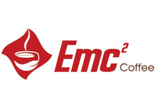 Logo nhận diện thương hiệu EMC2 Coffee