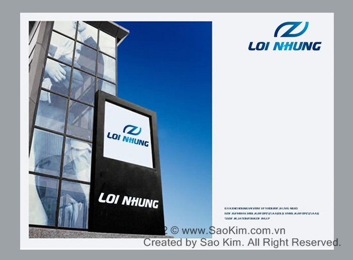 Dấu hiệu nhận biết thương hiệu trên biển bảng của Lợi Nhung Jean