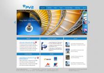 Website PV2 homepage