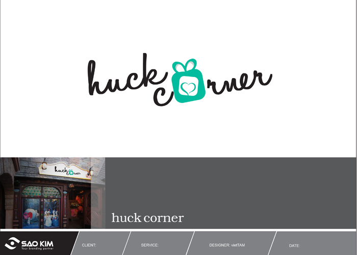 Thiết kế logo quà tặng Huck Corner