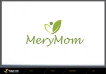 Thiết kế logo thời trang đầm bầu MERYMOM