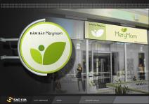 Thiết kế logo thời trang đầm bầu MERYMOM