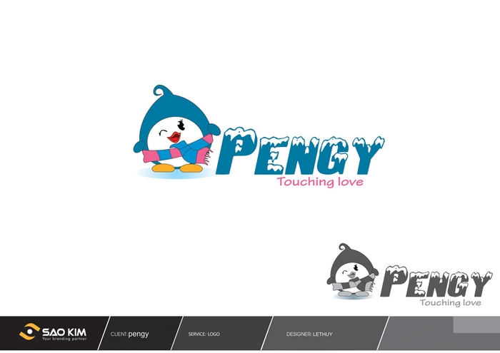 Thiết kế logo thời trang trẻ em PENGY