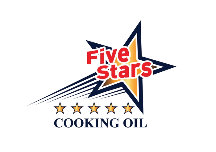 Thiết kế logo và ấn phẩm quảng cáo dầu ăn 5 Stars