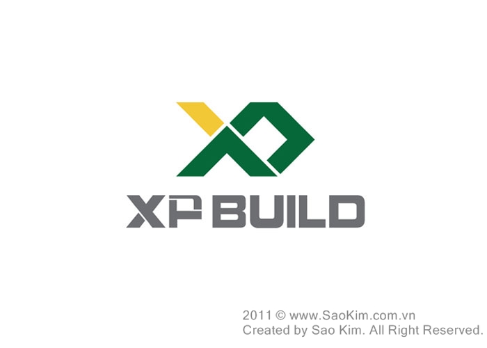 Logo công ty xây dựng Xuân Phương (Được thiết kế bởi Sao Kim)