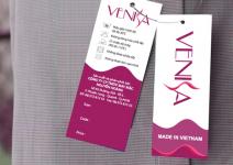 Thiết kế tem nhãn thương hiệu thời trang Venisa