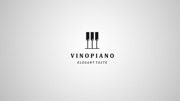 Mẫu thiết kế logo sáng tạo - VinoPiano