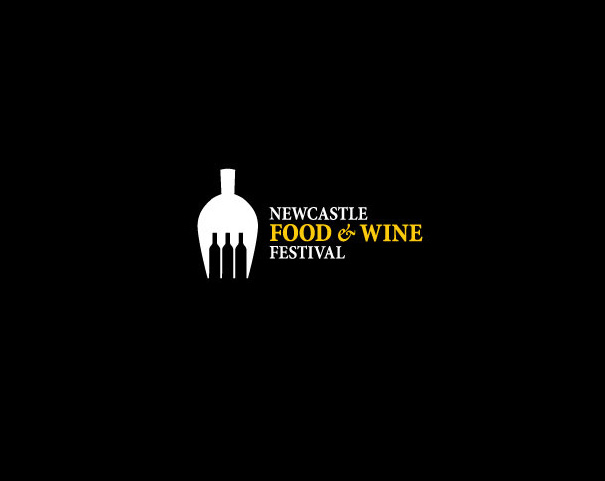 Mẫu thiết kế logo sáng tạo - Newcastle Food & Wine Festival