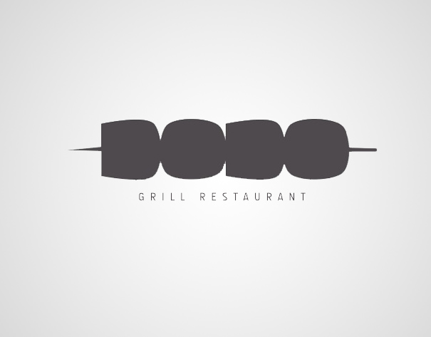Mẫu thiết kế logo sáng tạo - DoDo Grill Restaurant