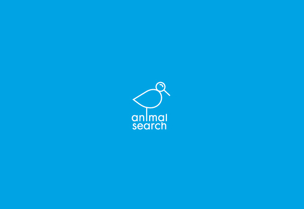 Mẫu thiết kế logo sáng tạo - Animal Search