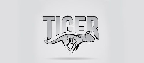 20-grey-running-tiger-logo