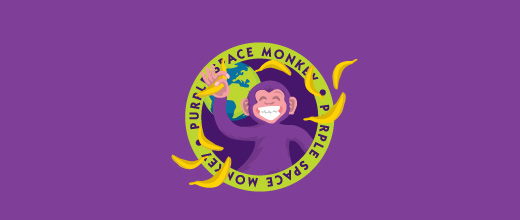 28-monkey-purple-violet-logo