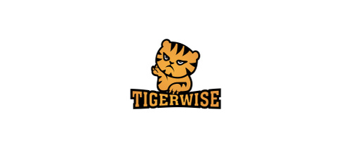 8-cute-orange-tiger-logo