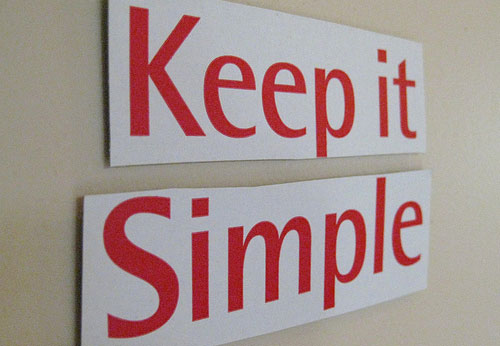 Be Simple