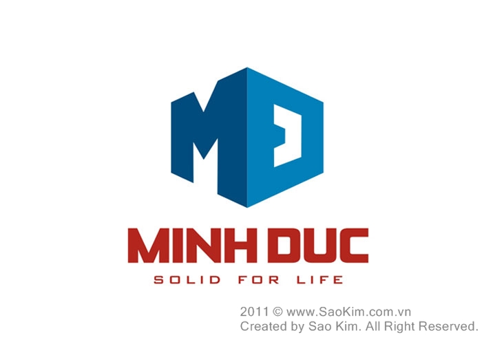 Logo bê tông Minh Đức