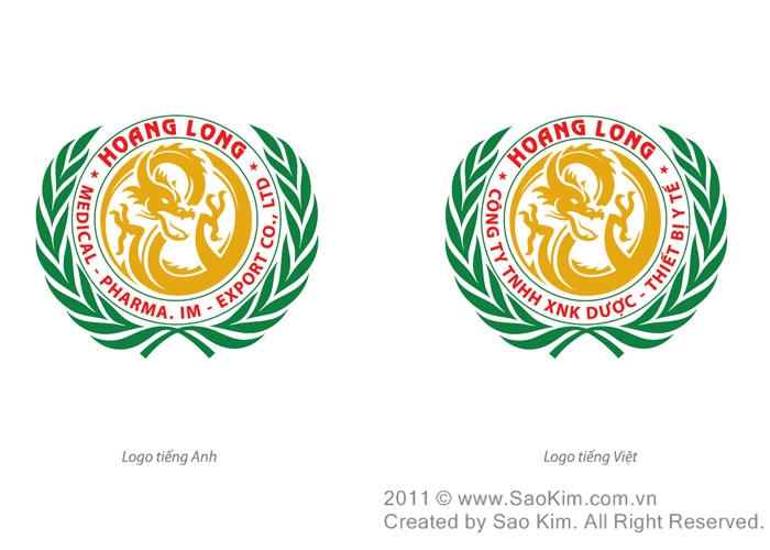 Logo Hoàng Long Pharma