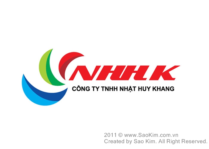 Thiết kế logo công ty TNHH Nhật Huy Khang