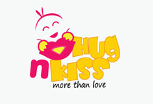 Thiết kế logo thời trang trẻ em HUGNKISS