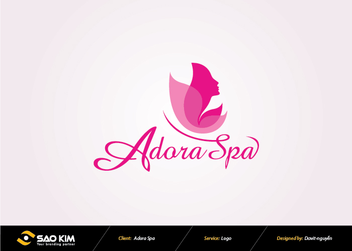Thiết kế logo Adora spa