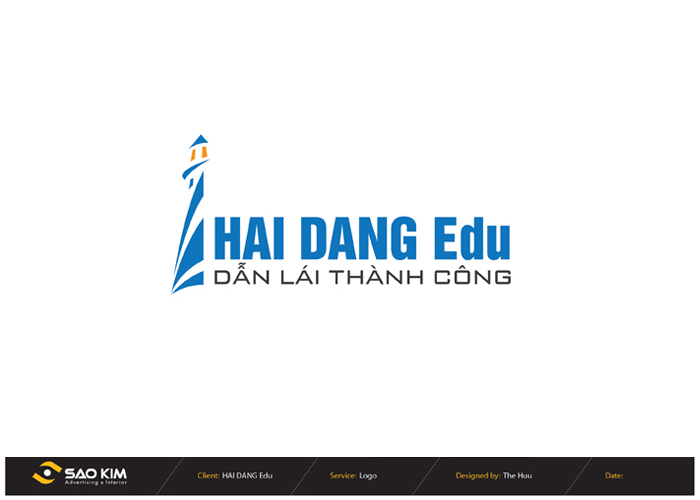 Thiết kế logo & ấn phẩm quảng cáo công ty giáo dục Hải Đăng