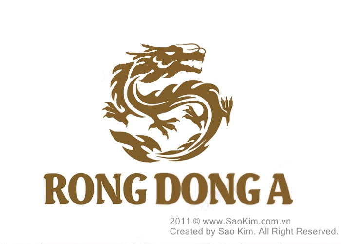Thiết kế logo công ty bất động sản Rồng Đông Á