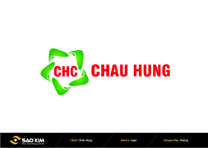 Thiết kế logo Công ty CP Thương mại Châu Hưng