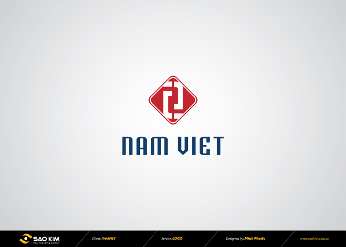Thiết kế logo công ty sản xuất vải JEAN Nam Việt