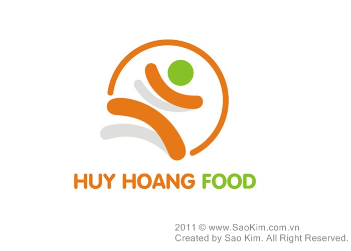 Thiết kế logo Huy Hoàng Food