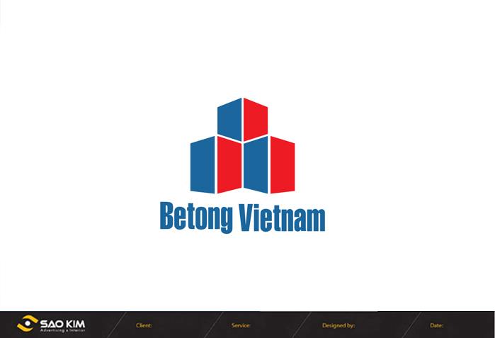 Thiết kế logo & nhận diện thương hiệu công ty Thương mại Bê tông Việt Nam