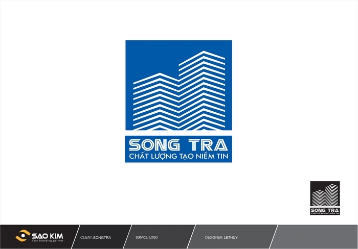 Thiết kế logo nhận diện thương hiệu Sông Trà