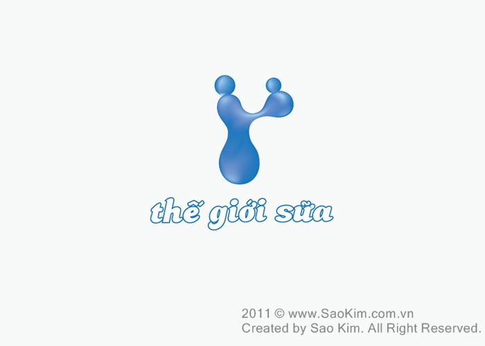 Thiết kế logo Thế Giới Sữa