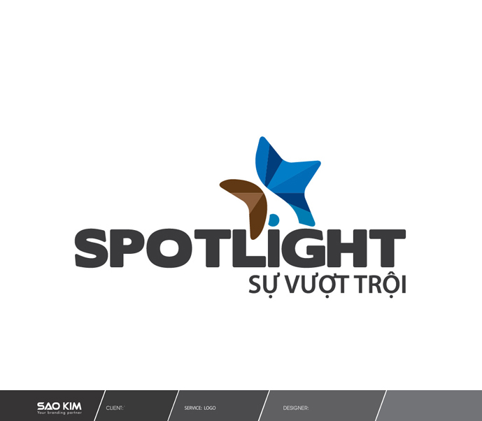 Thiết kế logo thức ăn chăn nuôi Spotlight Feed