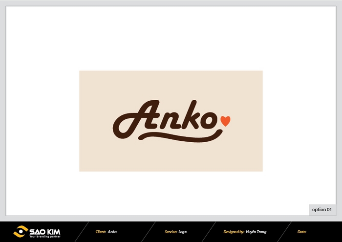 Thiết kế logo thực phẩm ANKO