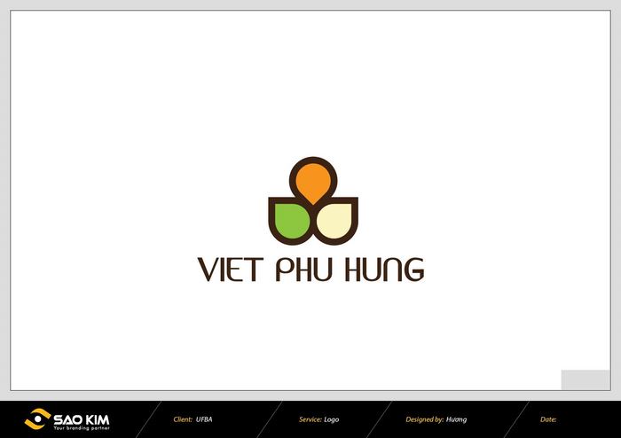 Thiết kế logo thương hiệu bán lẻ Việt Phú Hưng