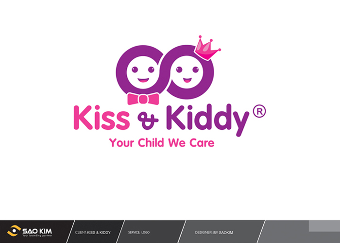 Thiết kế logo Kiss & Kiddy