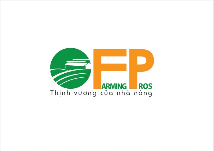 Thiết kế logo thương hiệu thức ăn chăn nuôi Farming - Pros