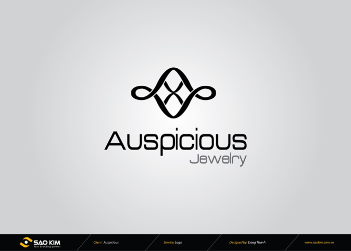 Thiết kế logo thương hiệu trang sức Auspicious Jewelry