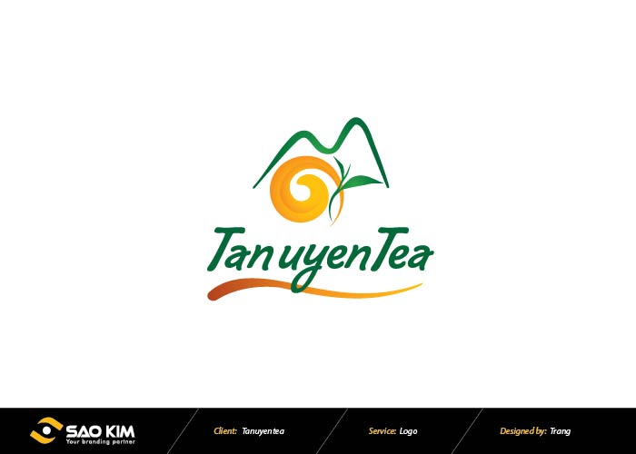 Thiết kế logo Trà Tân Uyên