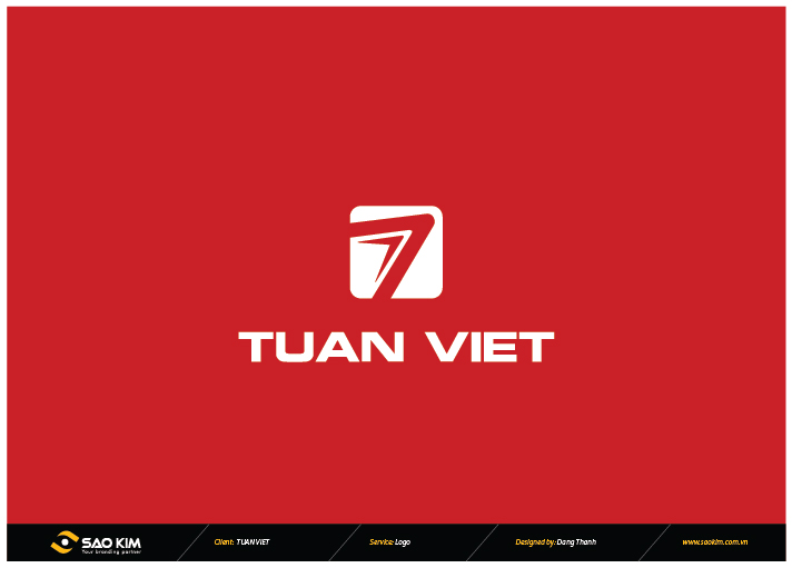 Thiết kế logo Trung tâm thương mại Tuấn Việt