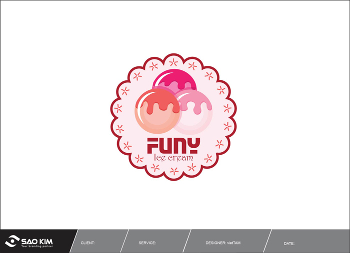 Thiết kế logo và bao bì kem Funy