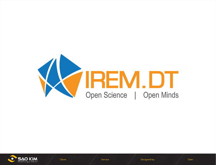 Thiết kế nhận diện thương hiệu viện nghiên cứu kinh tế và quản lý Đại Tiến IREM.DT