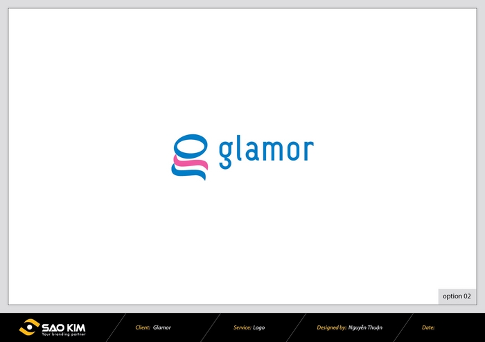 Thiết kế thương hiệu cho nhãn hàng thời trang jean Glamor